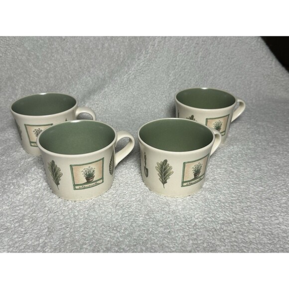 Pfaltzgraff Naturewood Portfolio Stoneware 2 3/4" Mug Soup Cup Set Of 4 - Picture 1 of 7